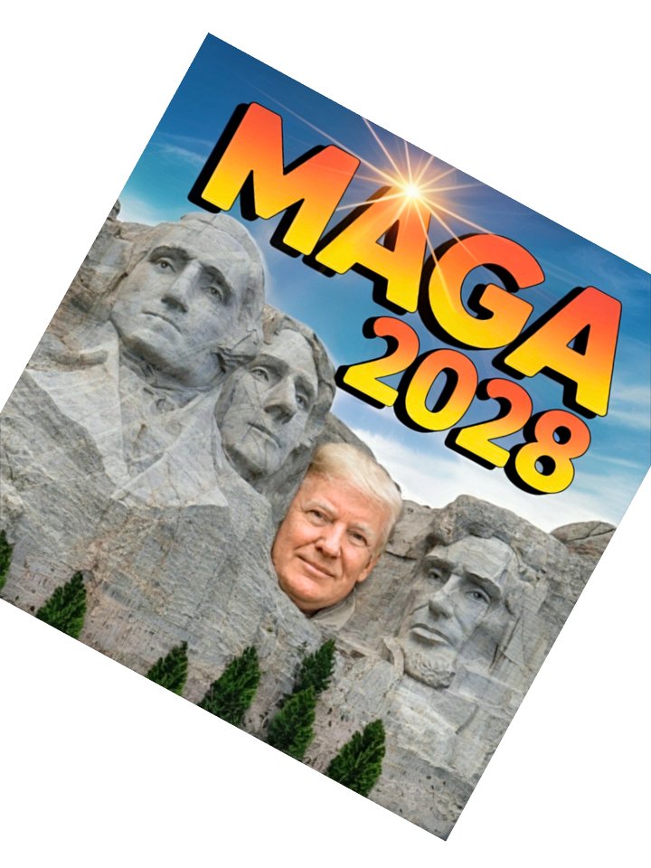 MAGA 2028 Mount Rushmore Stickers - Premium Vinyl product image (2)