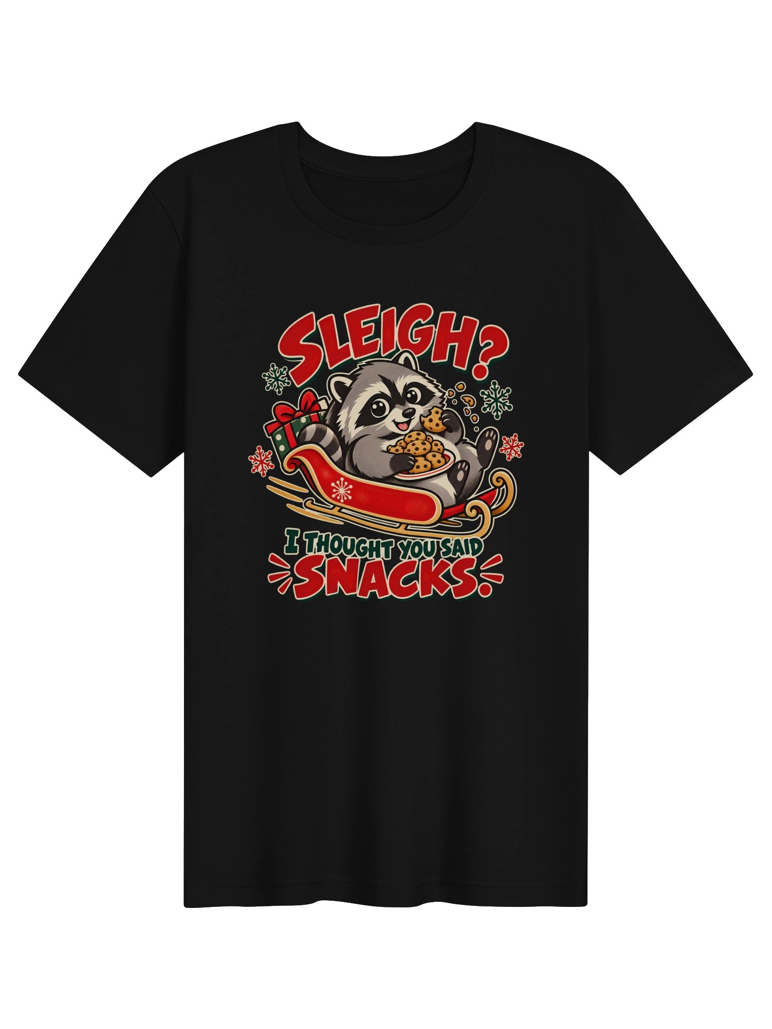 Sleigh? I Thought You Said Snacks — Jimothy Tee product image (1)