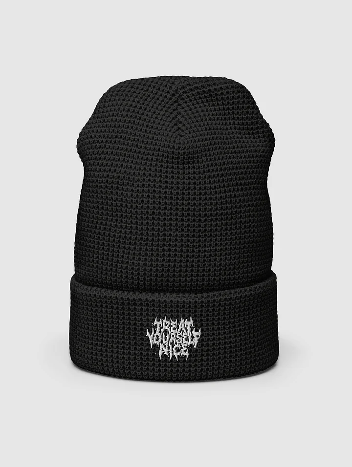 Treat Yourself Nice Waffle beanie product image (1)