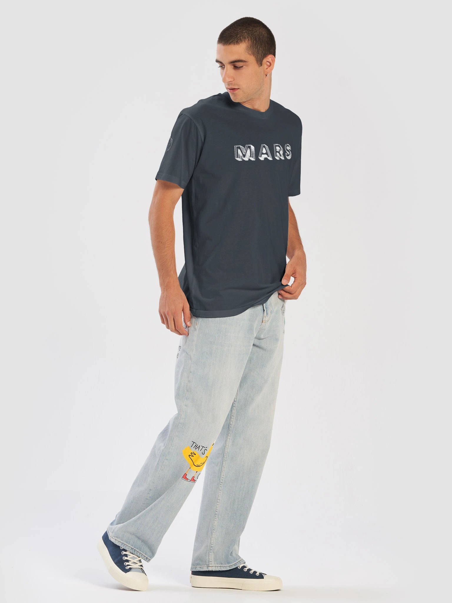 Mars City Logo Series T-Shirt Embroidery product image (5)