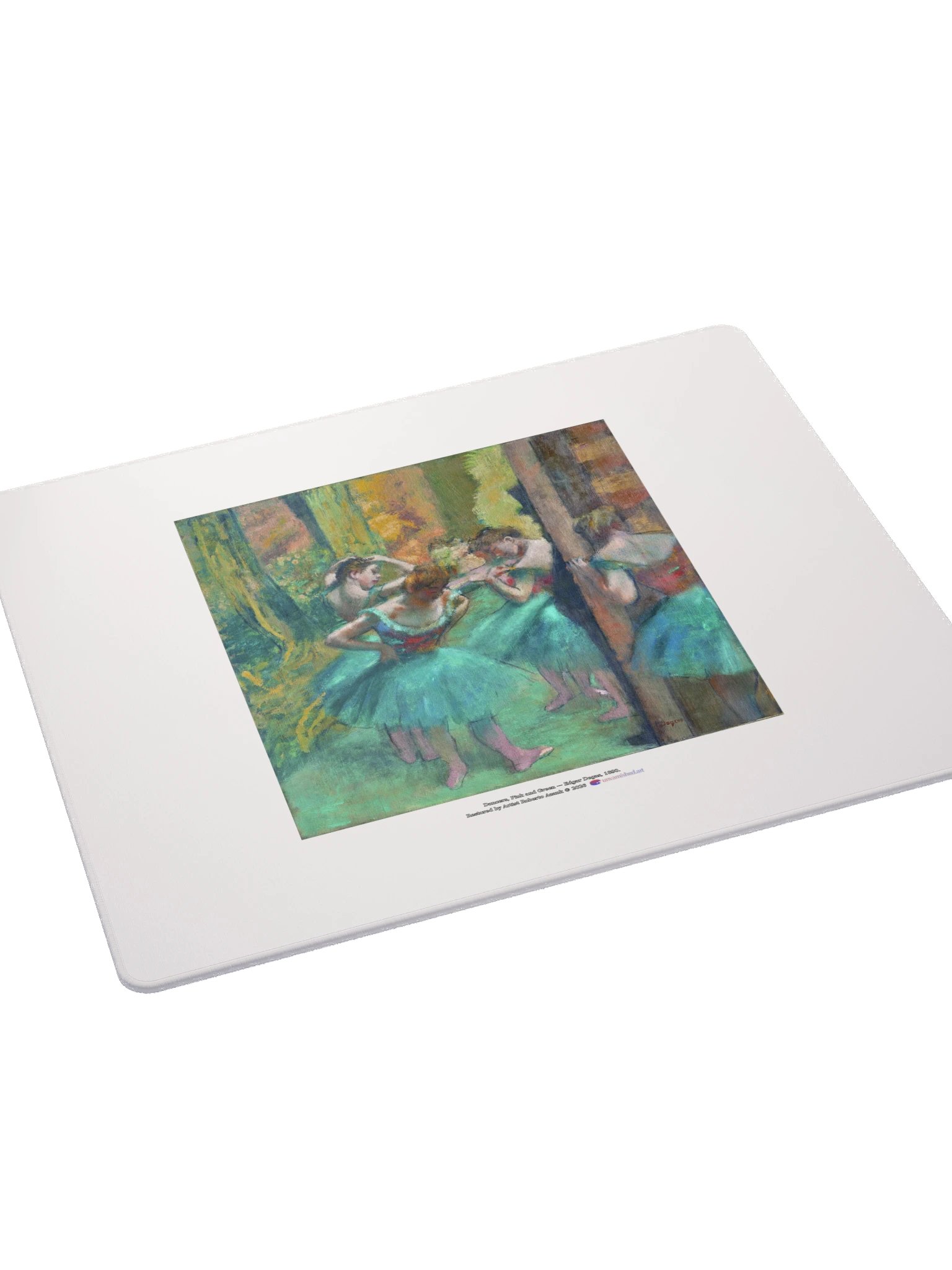 Dancers, Pink and Green — Mouse Pad product image (4)
