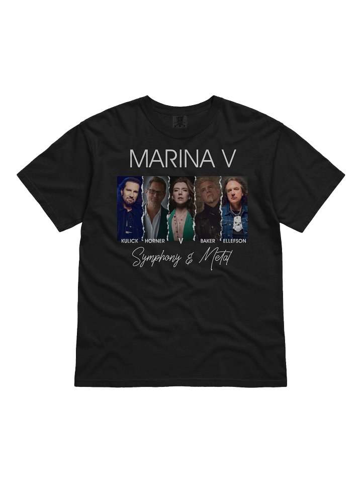 Symphony & Metal COVER Tshirt w/lyrics on the back (Unisex) product image (1)