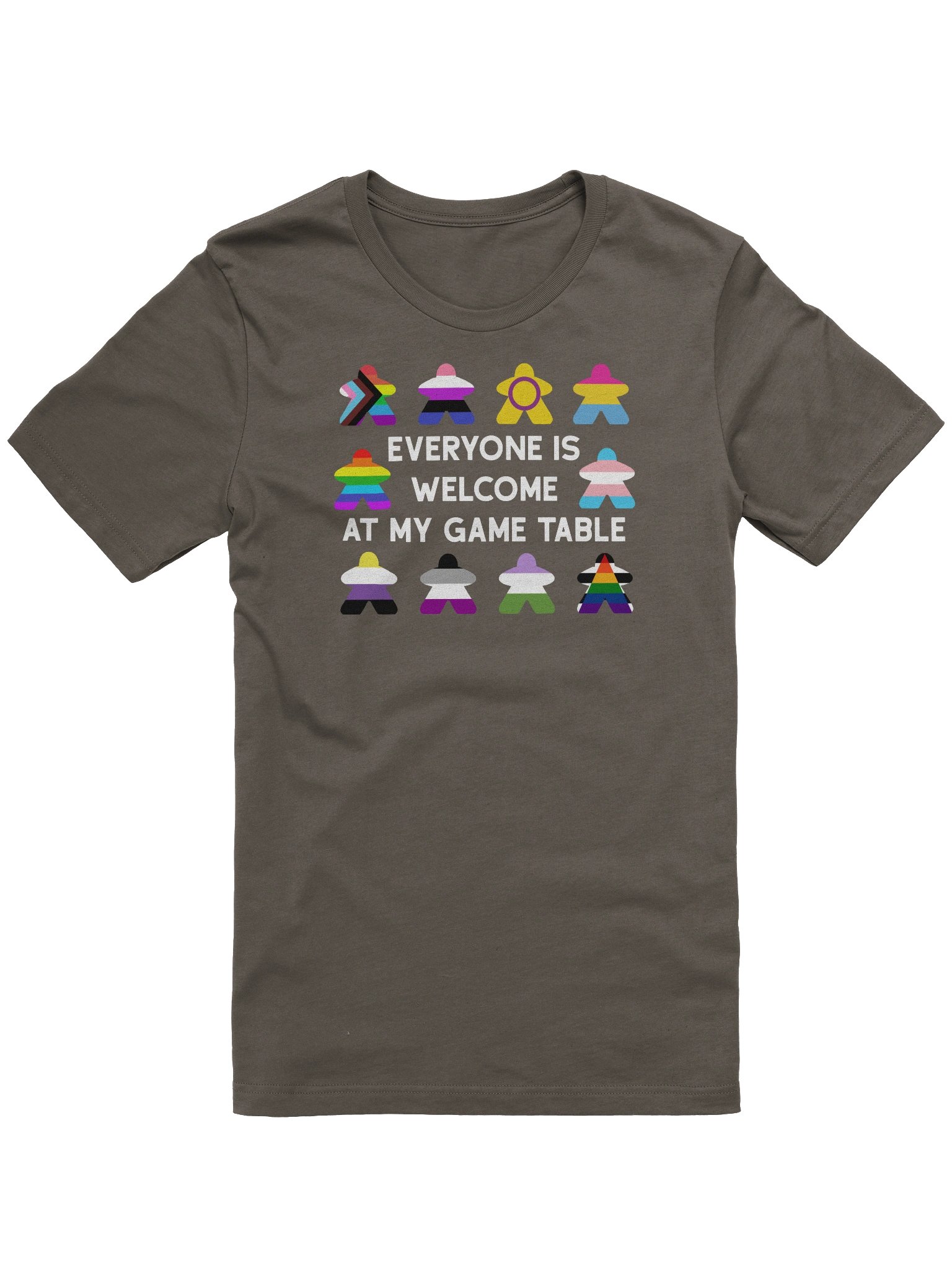 Inclusive LGBTQ Meeples Board Game T-Shirt product image (5)