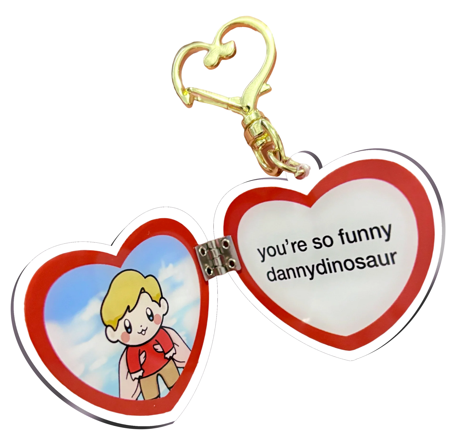 [PREORDER] You're So Funny Dannydinosaur Acrylic Keychain product image (1)