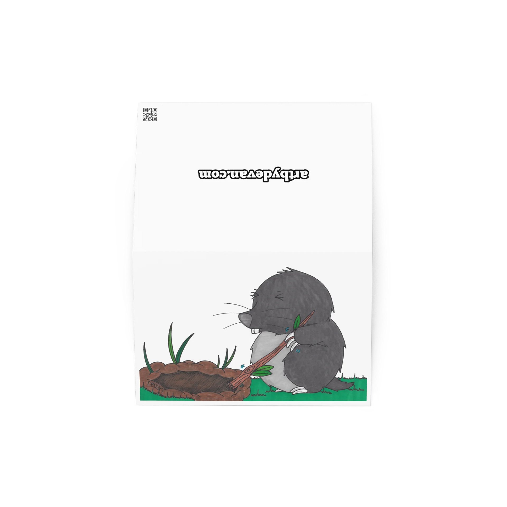 Motivational Animal Card: Mole product image (2)