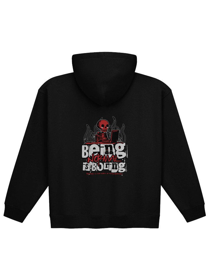 Extraordinary Skeleton Organic Hoodie product image (2)