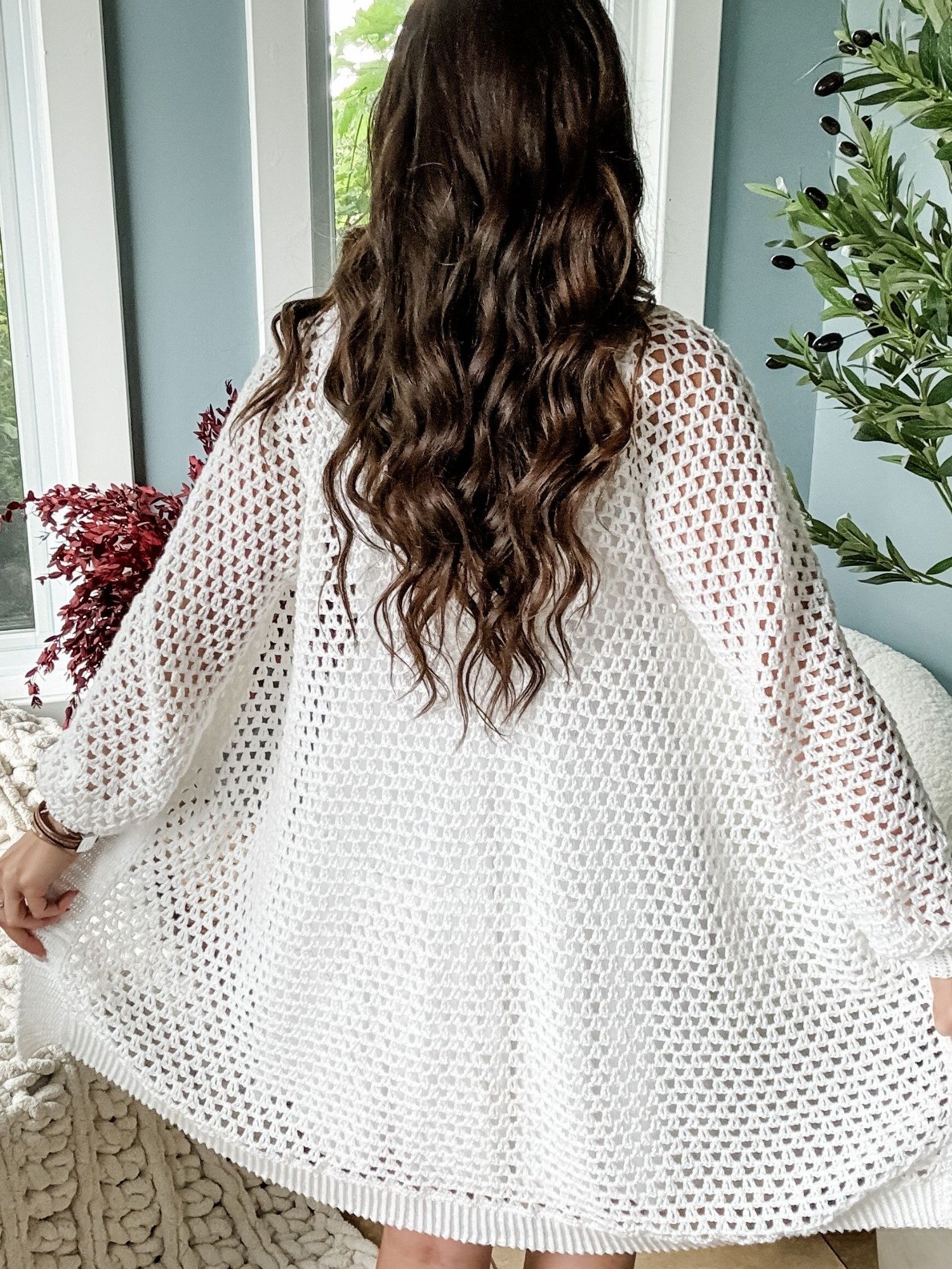 V-Stitch Cardigan Crochet Pattern product image (4)