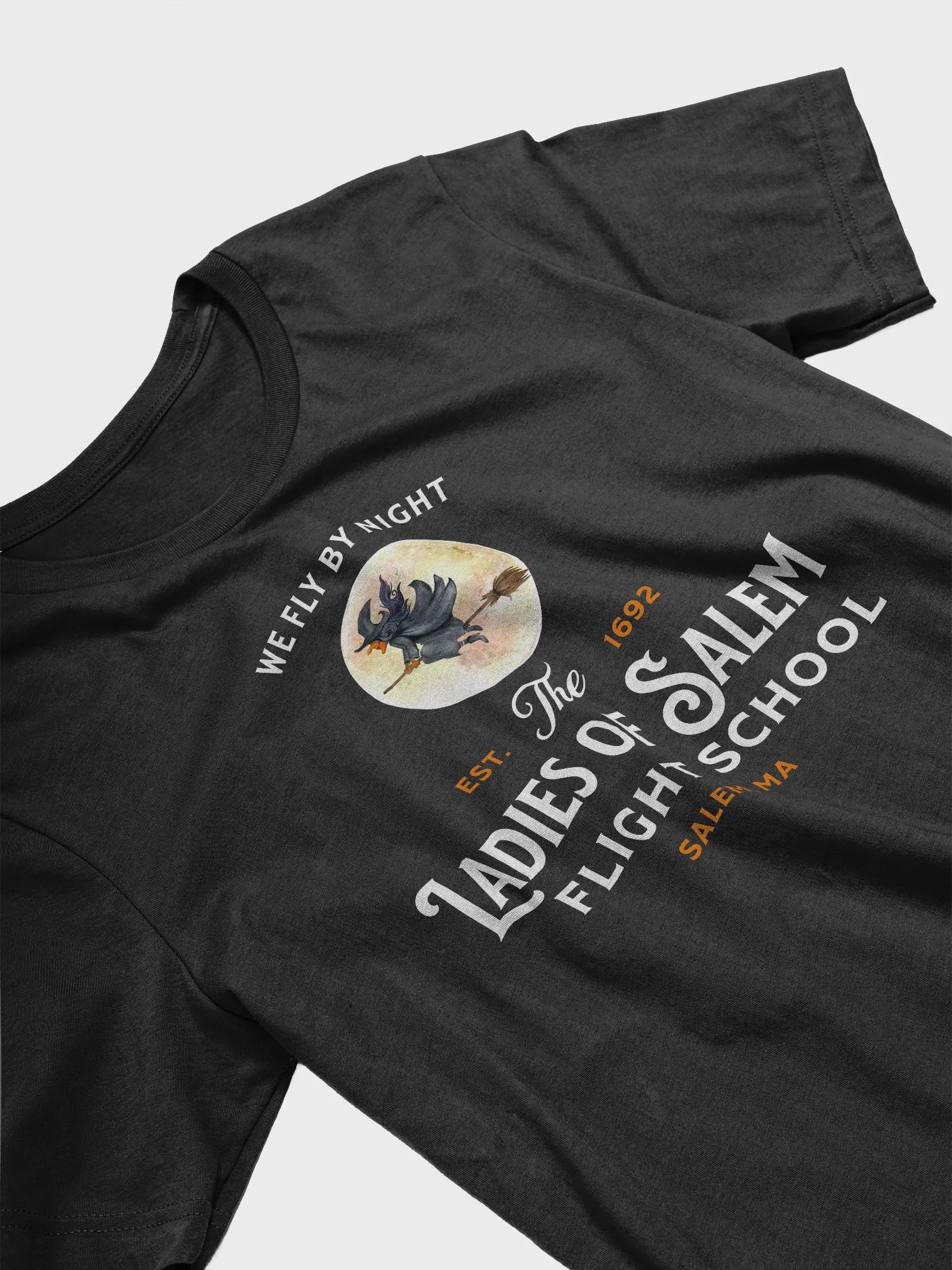Witch Flying Broomstick Halloween T-Shirt product image (4)