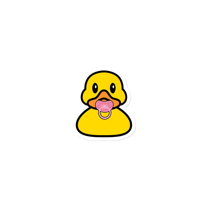 Baby Girl Cruise Duck Magnet product image (1)