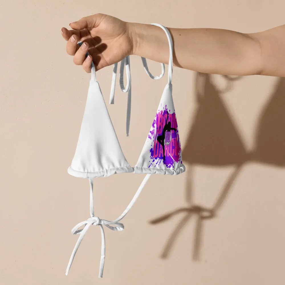 Born to Dance Her Silhouette String Bikini Top product image (12)