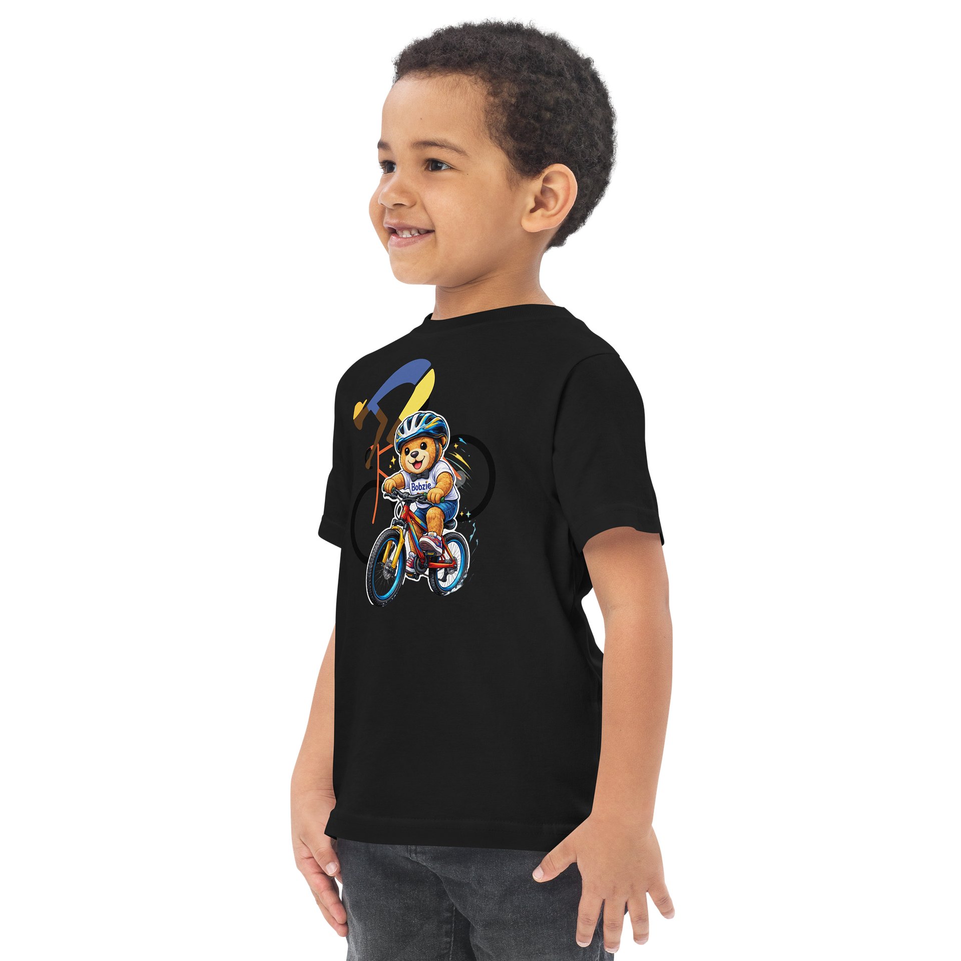 Bobzie Bike Adventure Toddler Tee | Little Explorer Edition by FayzieBobs product image (3)