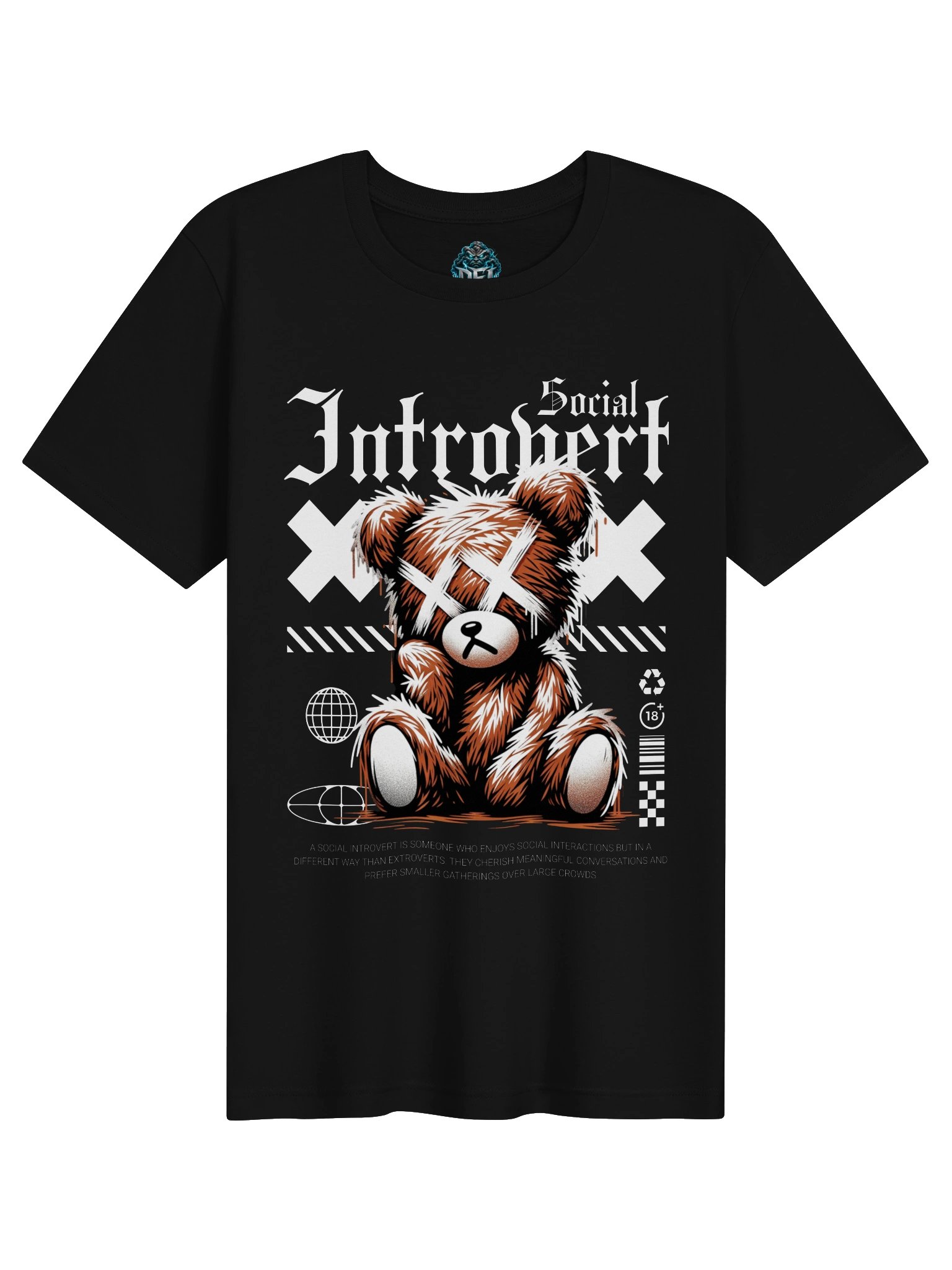 Social Introvert Tee product image (1)