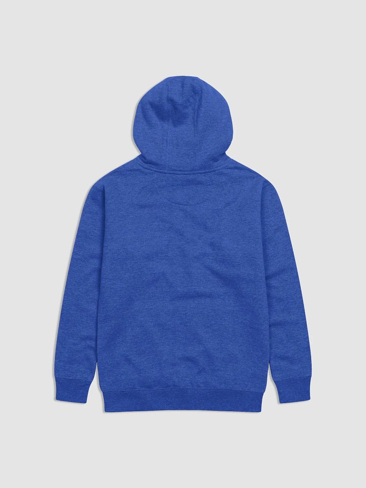 Laid-back flower Unisex Premium Hoodie "Kann man machen." - blue product image (2)