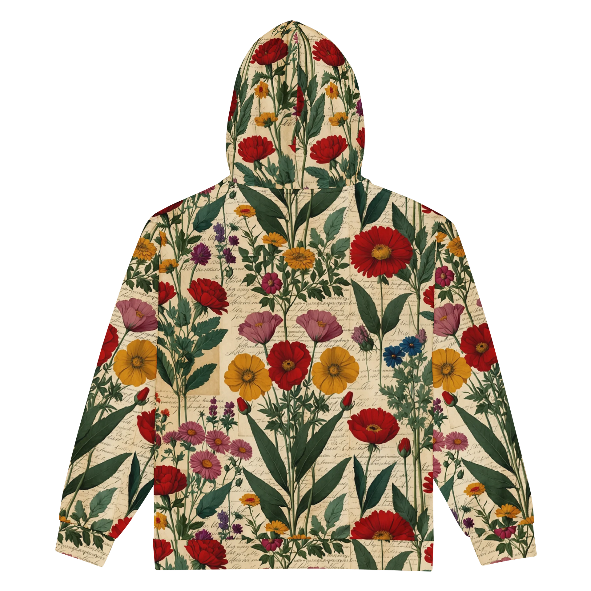 Colorful Floral Zip Hoodie product image (2)