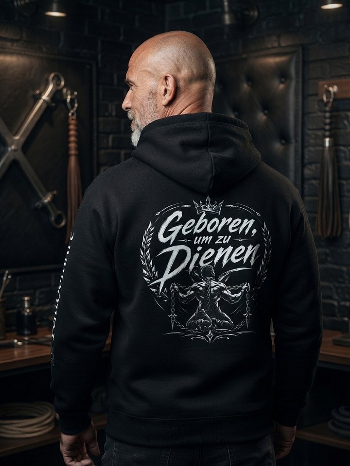 Geboren, um zu dienen – Ja, Herrin! | Dominanter Statement Hoodie product image (2)
