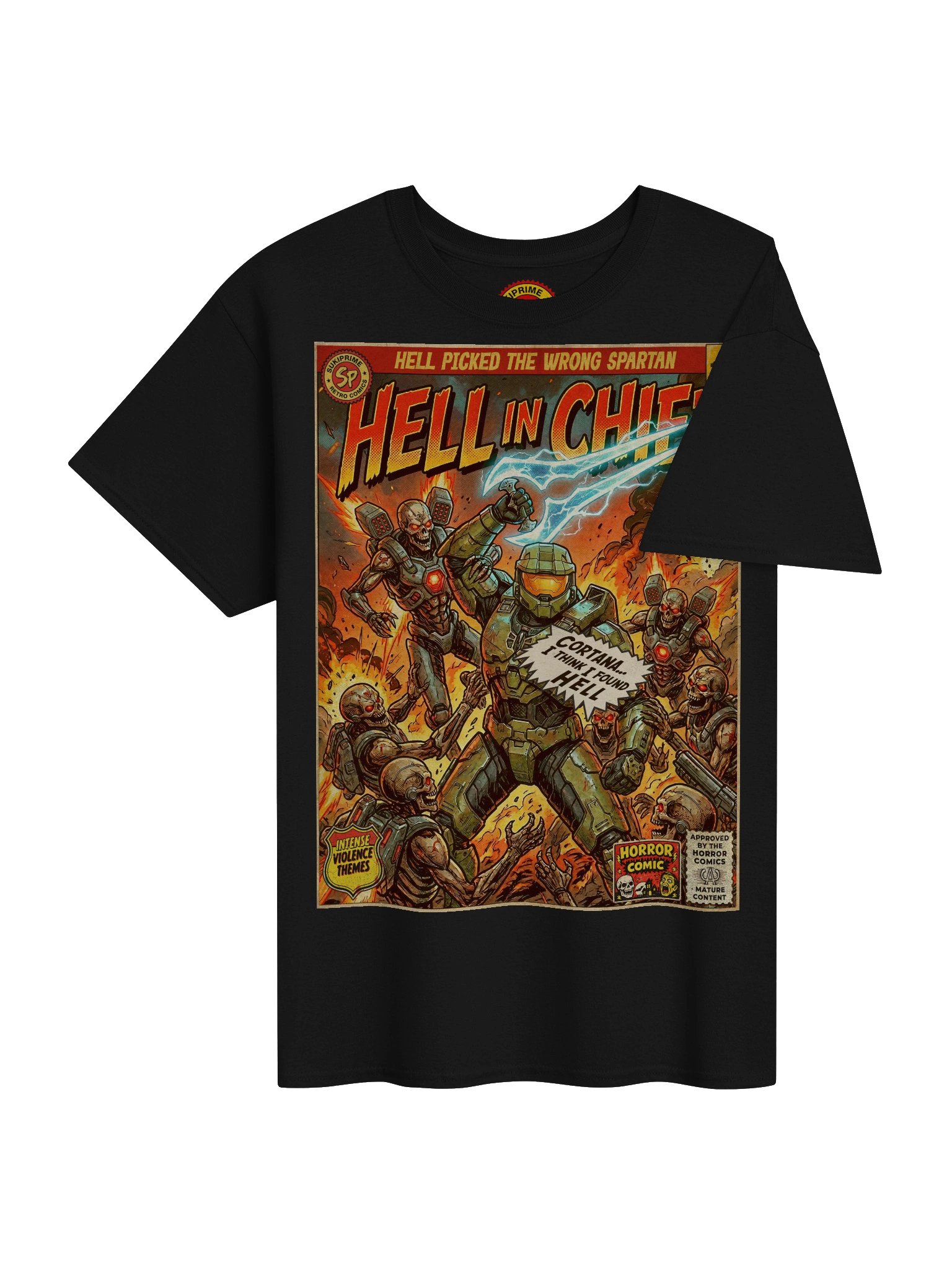 Hell in Chief Comic Art T-Shirt product image (4)