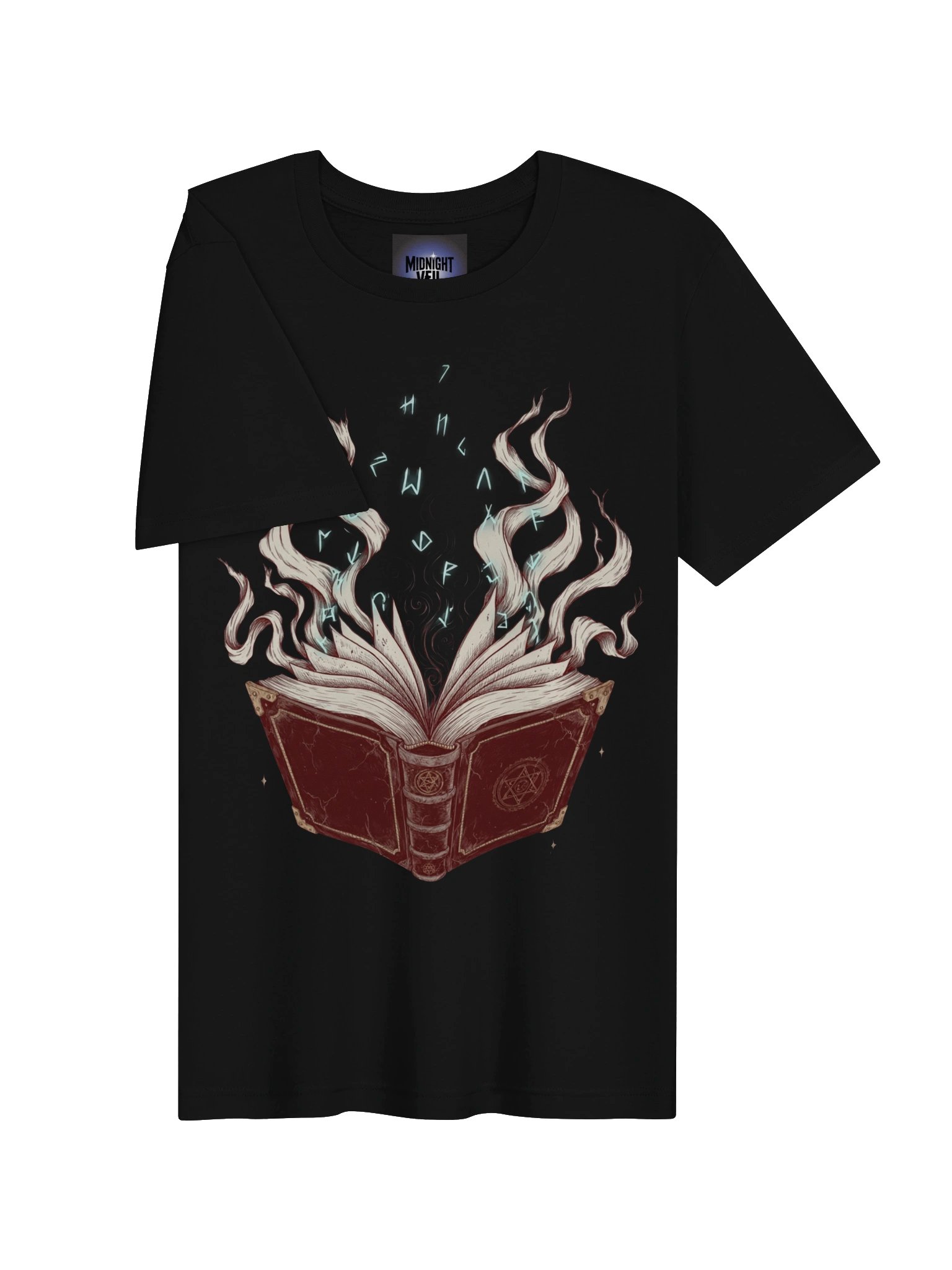 Midnight Veil Arcane Grimoire T-Shirt product image (30)