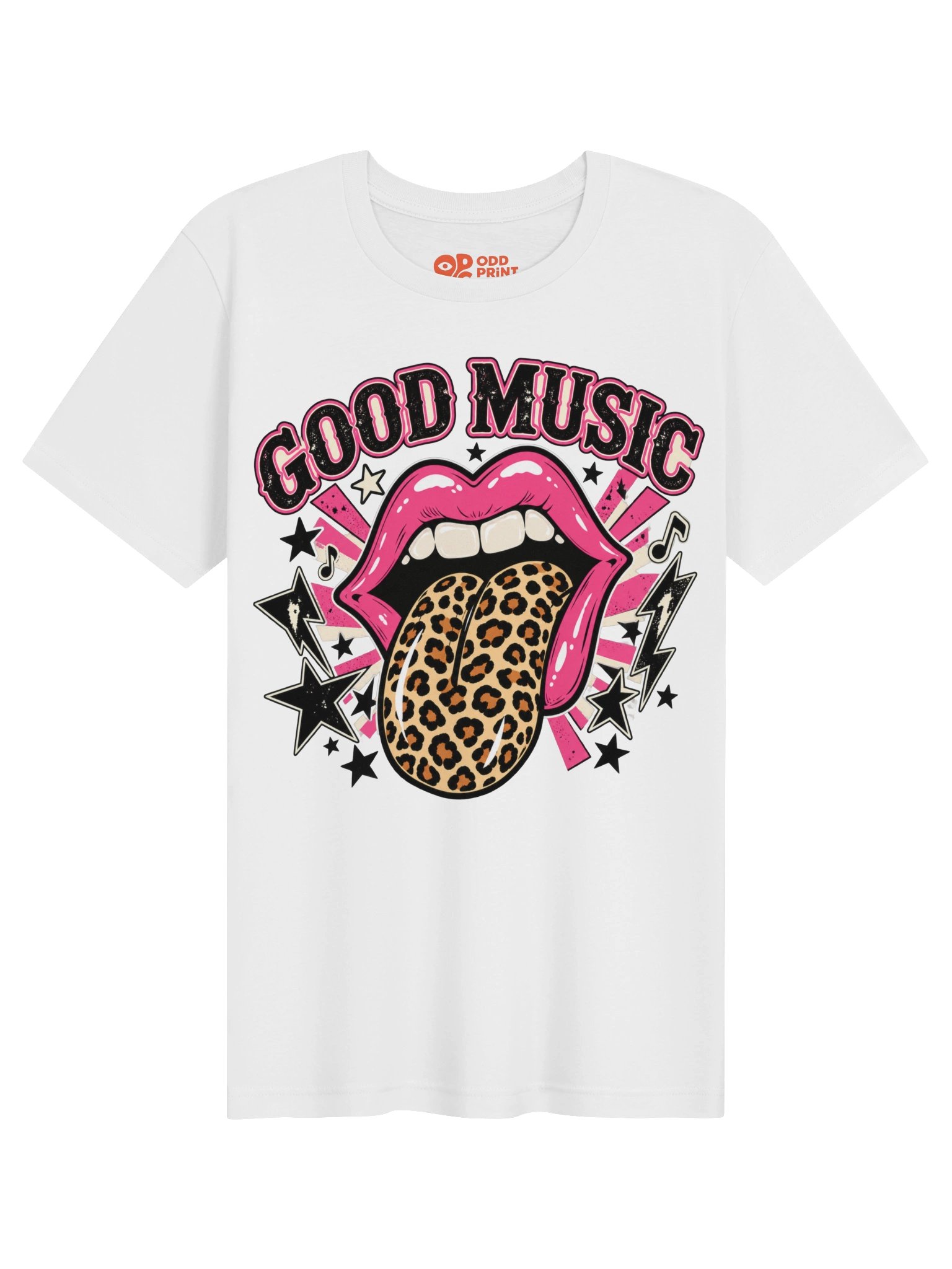 Good Music Leopard Tongue Concert Outfit T-Shirt product image (5)