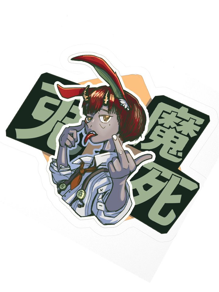Punk Bunny Sticker product image (2)