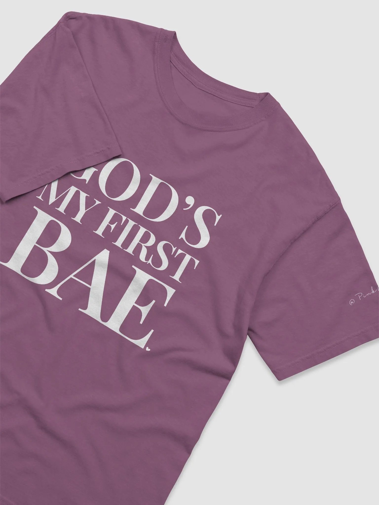 God's My First Bae T-Shirt product image (14)