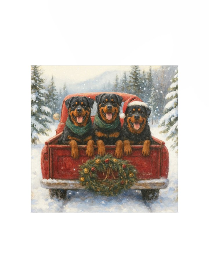 Winter Wonderland Paws Poster product image (5)