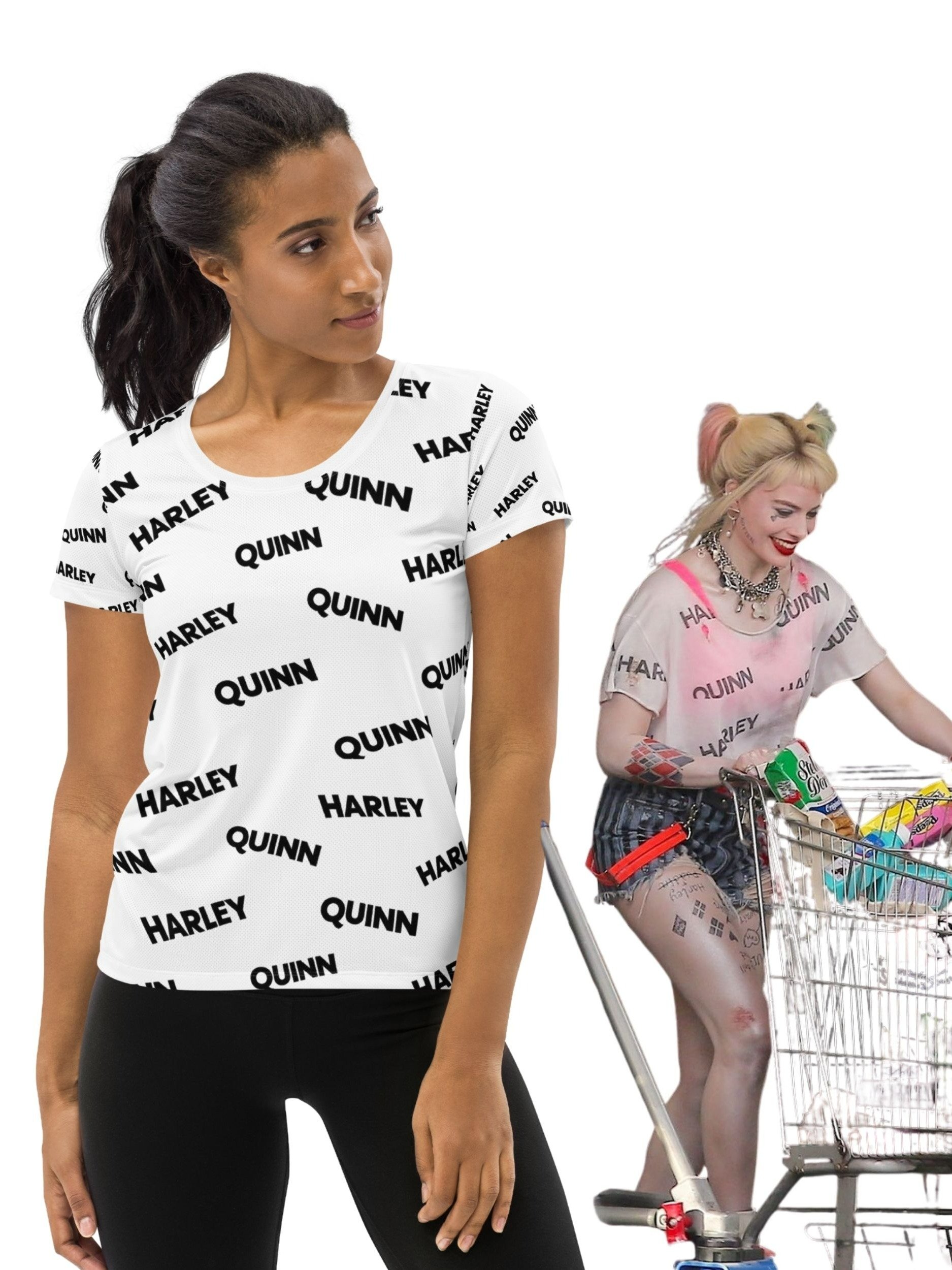Birds of Prey Harley Quinn Signature Text Tee – Cosplay Replica product image (1)