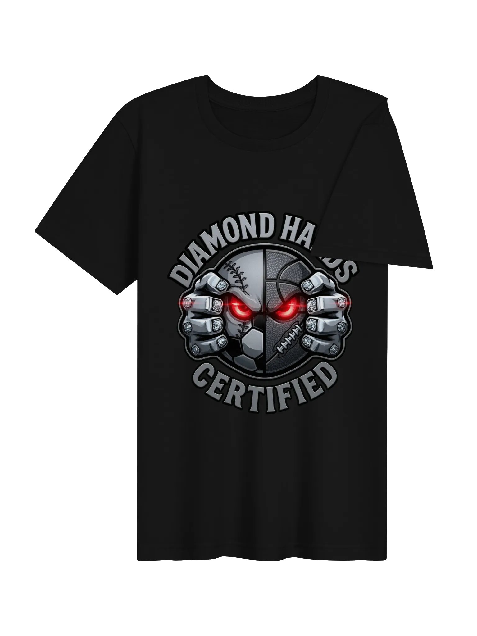 Super Soft Diamond Hands Certified Tee — Chrome product image (3)
