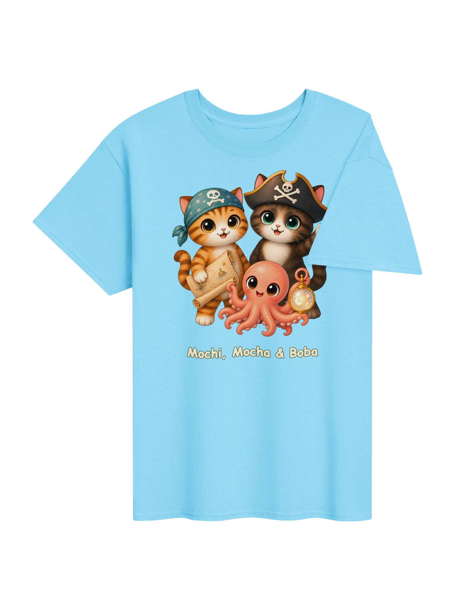 Mochi, Mocha & Boba Adventure Crew T-Shirt product image (74)