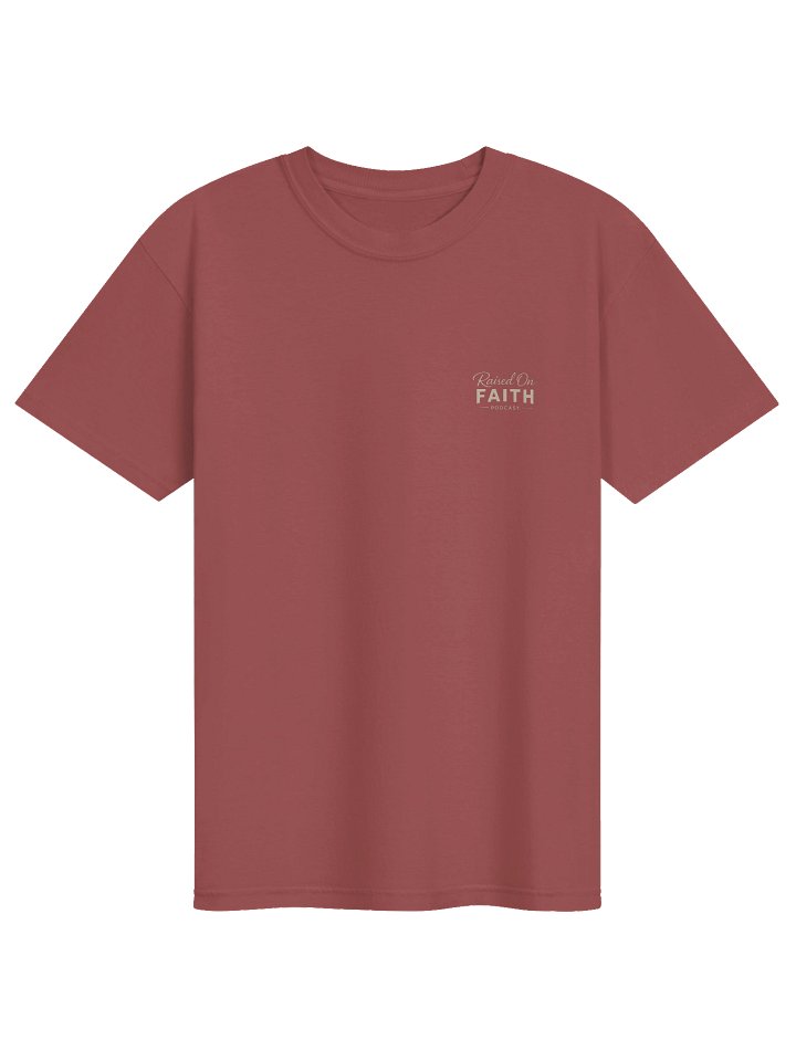 Raised on Faith Tee - Brick/Cream product image (1)