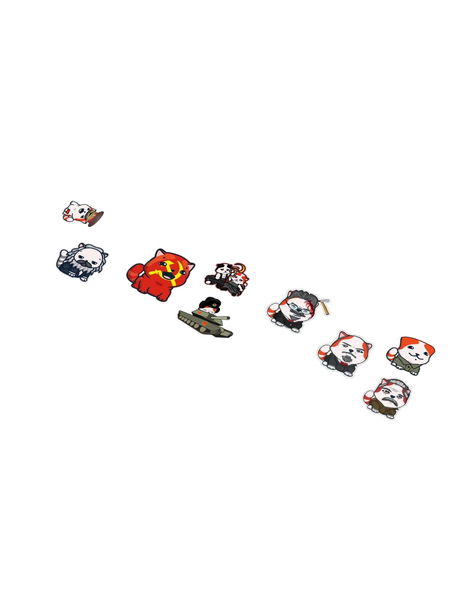 COMMIE Marsey Sticker Sheet product image (1)