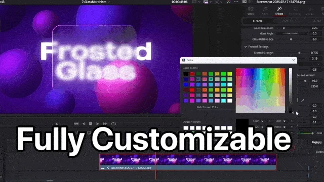 Frosted Glass Preset - Drag & Drop product image (4)