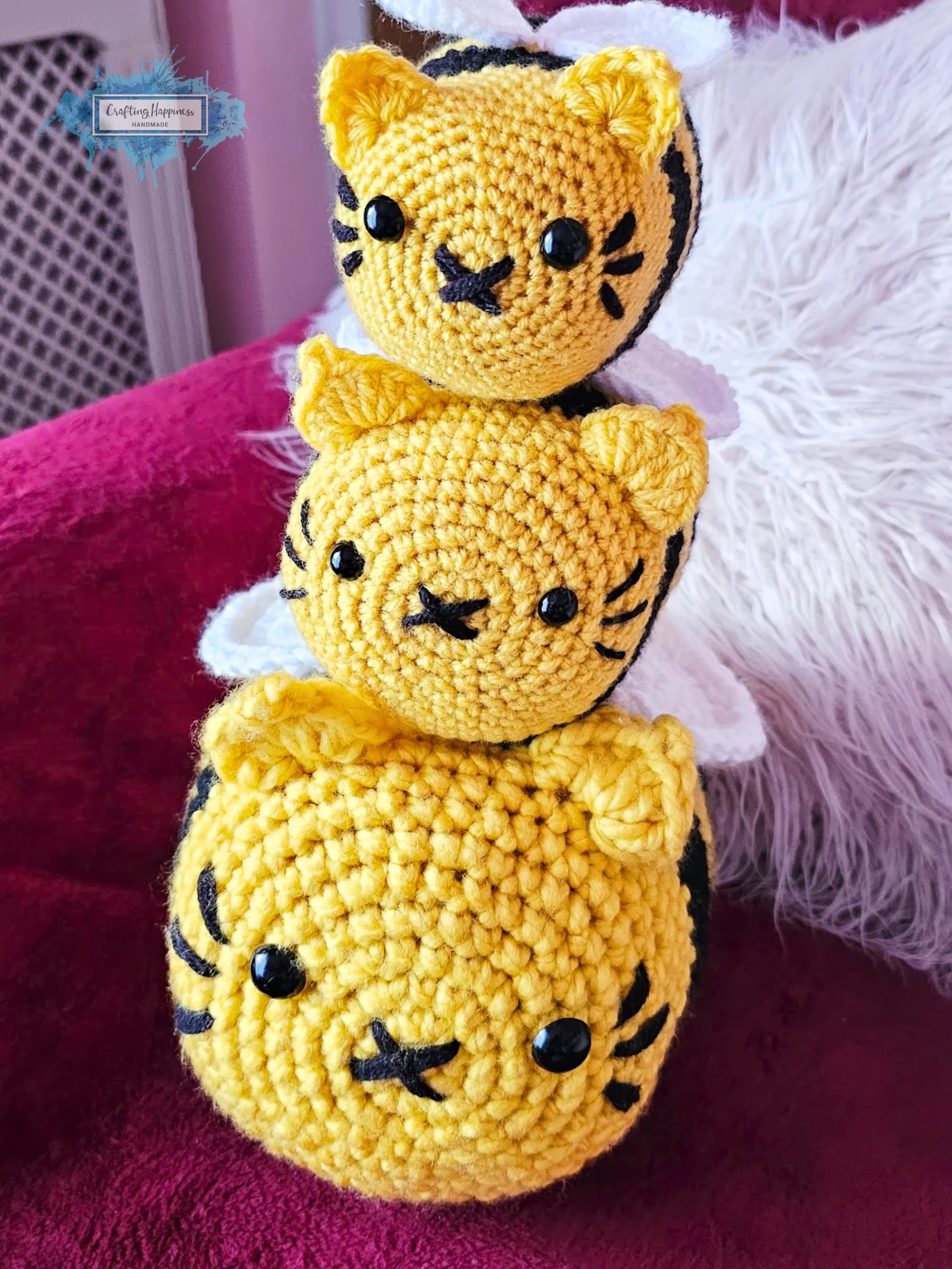 Cat Bee Crochet Pattern | Amigurumi Plushie (PDF Pattern) product image (3)