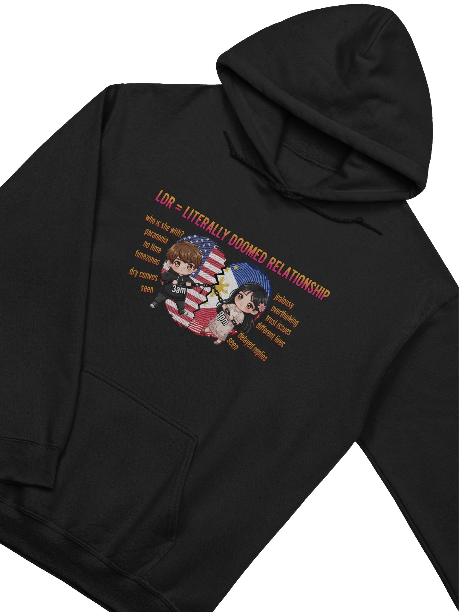 LDR= Literally Doomed Relationship - Hoodie product image (25)