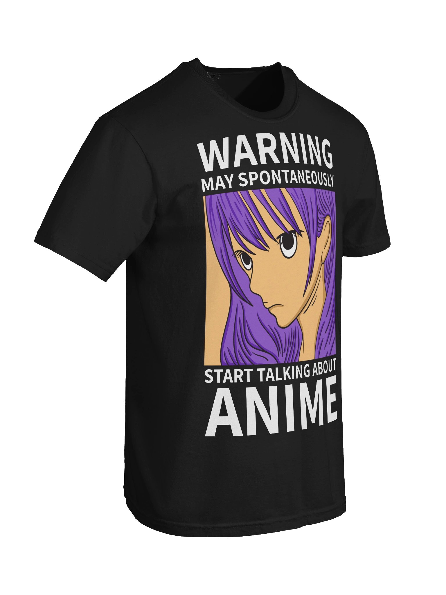 Warning: May Start Talking Anime Unisex T-Shirt product image (6)