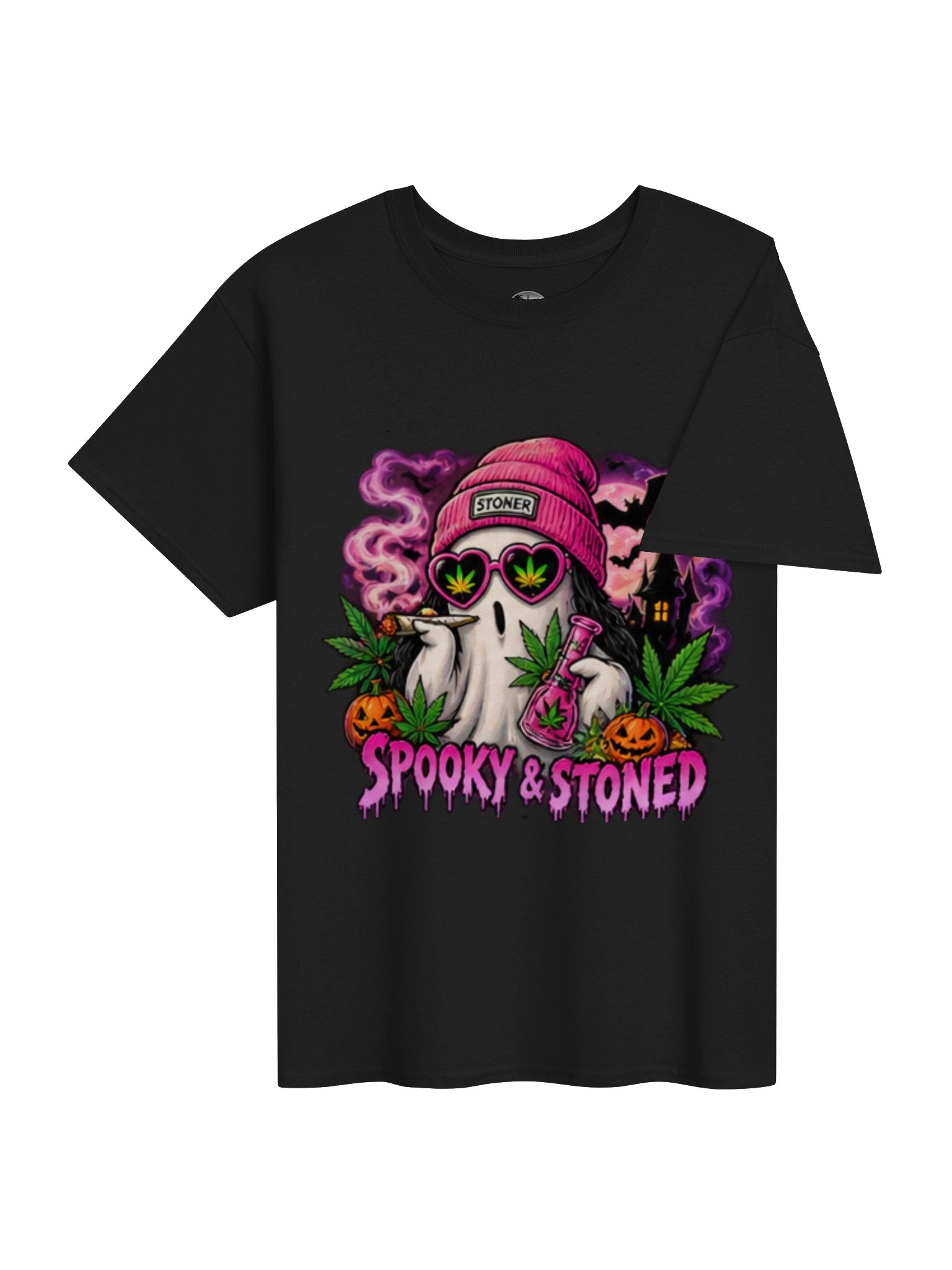 Pink Haze Halloweed Graphic Tee product image (4)
