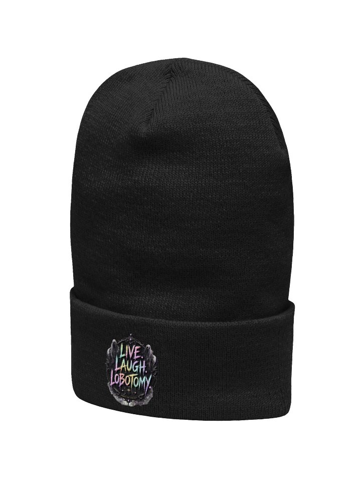 live laugh lobotomy beanie product image (2)