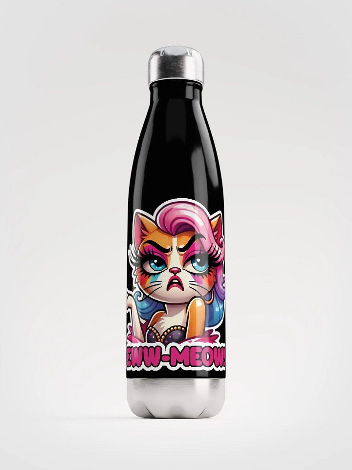 Eww-Meow! Stainless Steel Water Bottle product image (1)