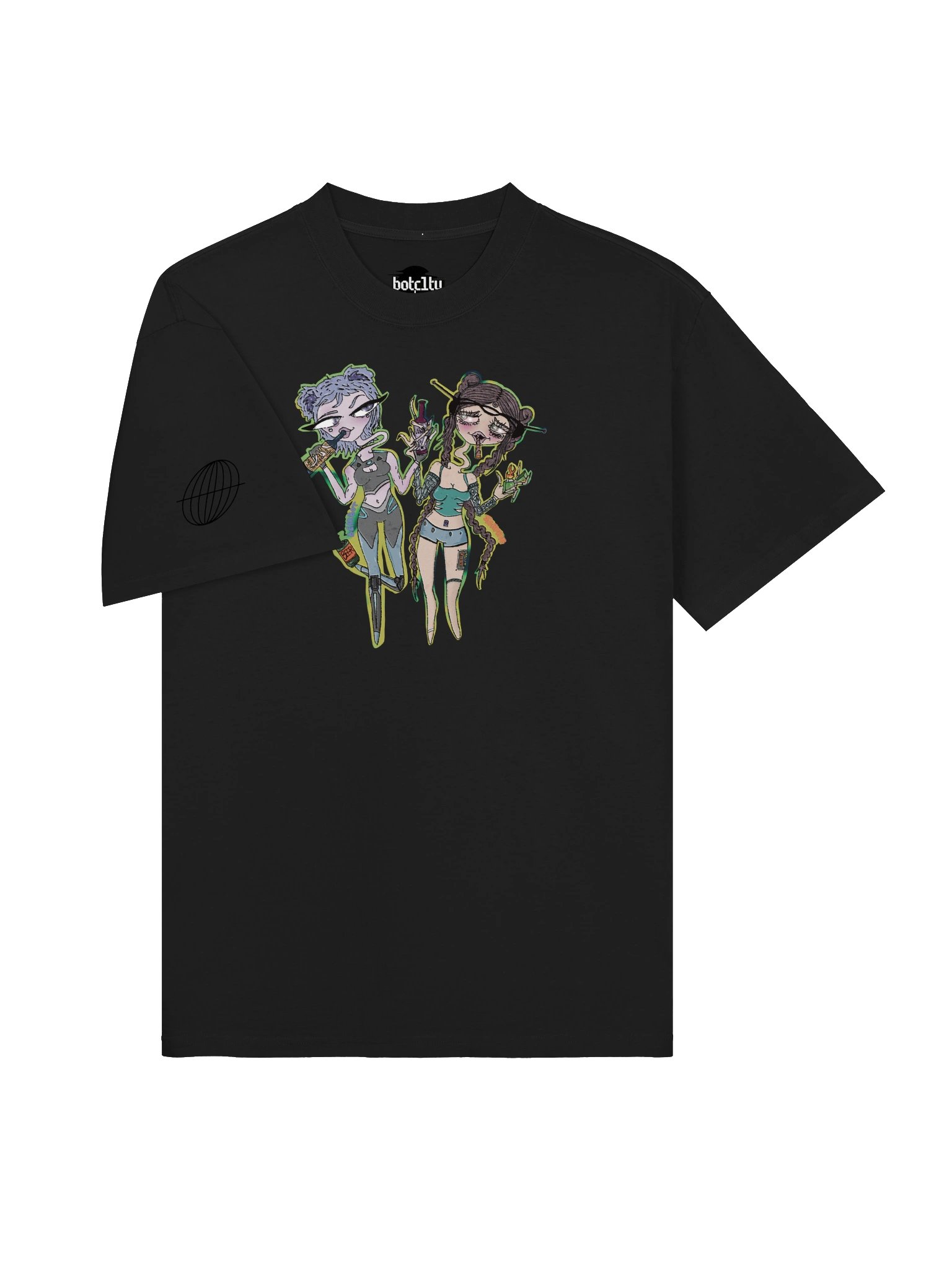BEARBOT X SAHPHIE ● Oversized Faded Tee product image (3)