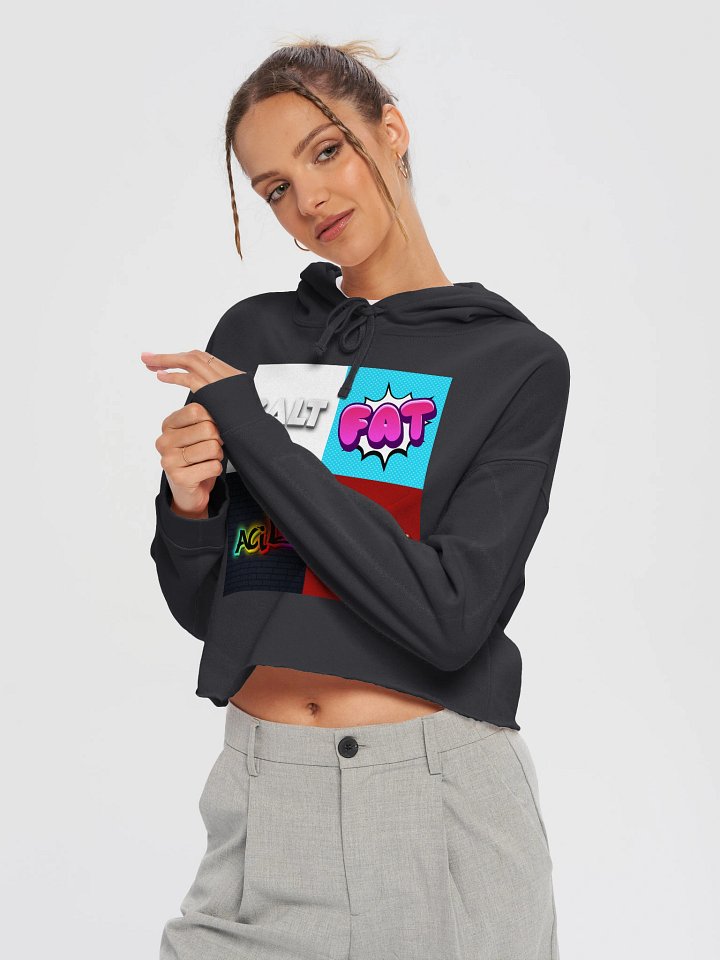 Salt Fat Acid Heat - Independent Trading Co. Women’s Lightweight Cropped Hoodie product image (1)