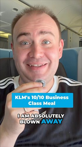 KLM is serving THIS on a flight that’s only 86 minutes long… 🤯

Most airlines would hand you a snack and call it a day. Inste...