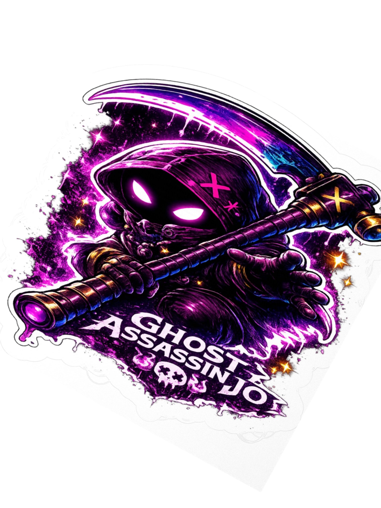 FUN MODE - Neon Reaper Sticker product image (2)