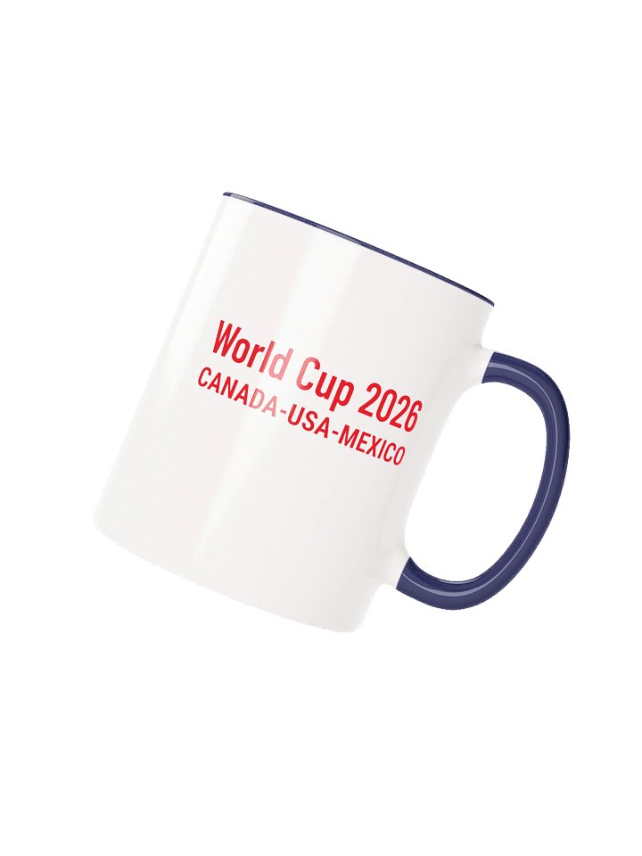 Belgium 2026 World Cup Flag Mug - Belgium Soccer Fan Coffee Cup - Premium Two-Tone Ceramic Mug product image (2)