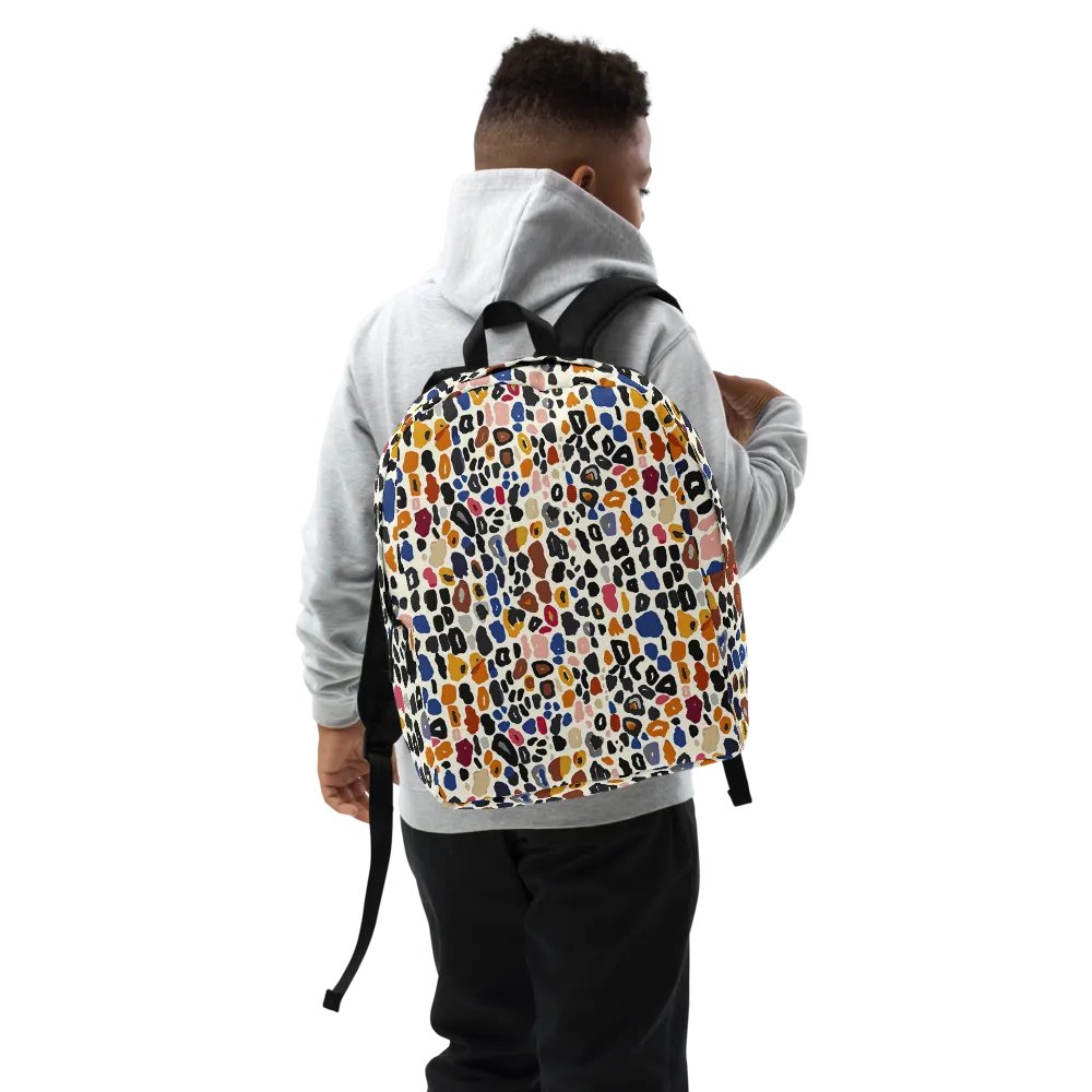 Eclectic Leopard Print Laptop Backpack product image (9)