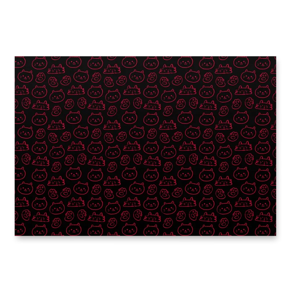 Midnight Kitty Wrap Paper (Set of 3) product image (4)