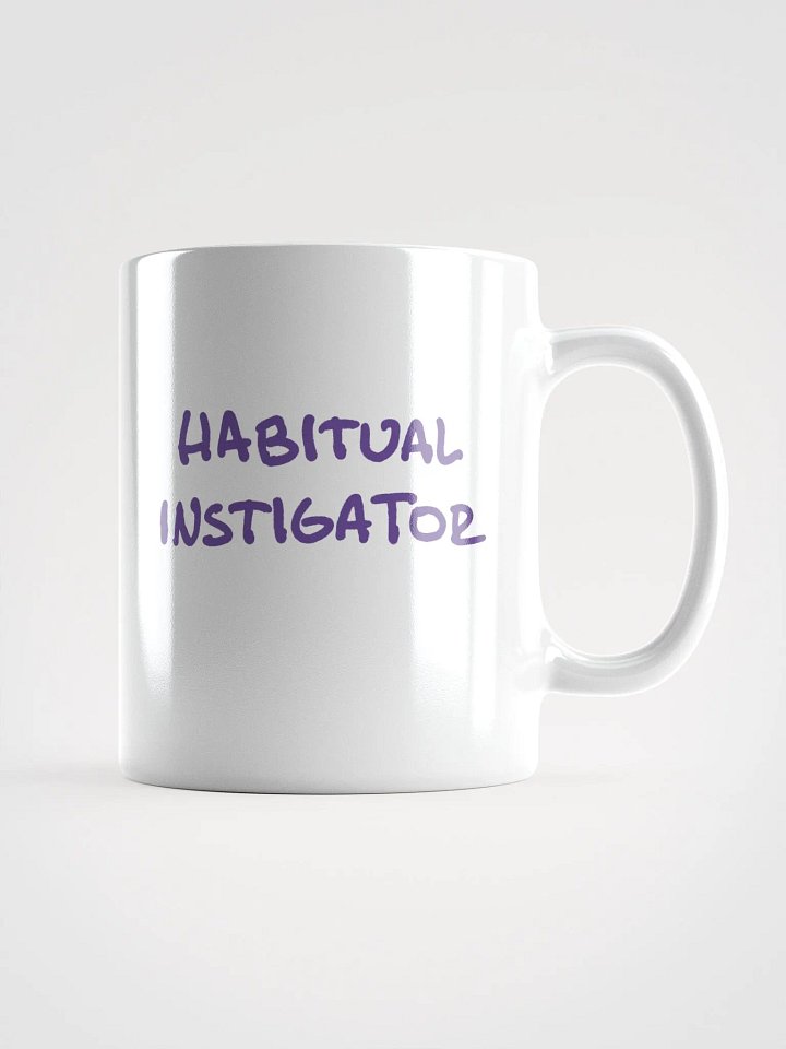HABITUAL INSTIGATOR (purple design) mug product image (1)