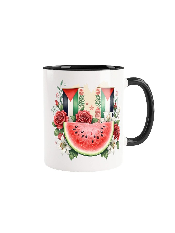 Palestinian Flag Floral Coffee Cup product image (1)