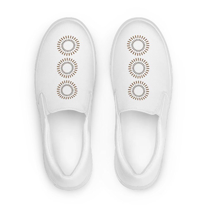 Red Circle Women's Slip-On Canvas Shoes product image (2)