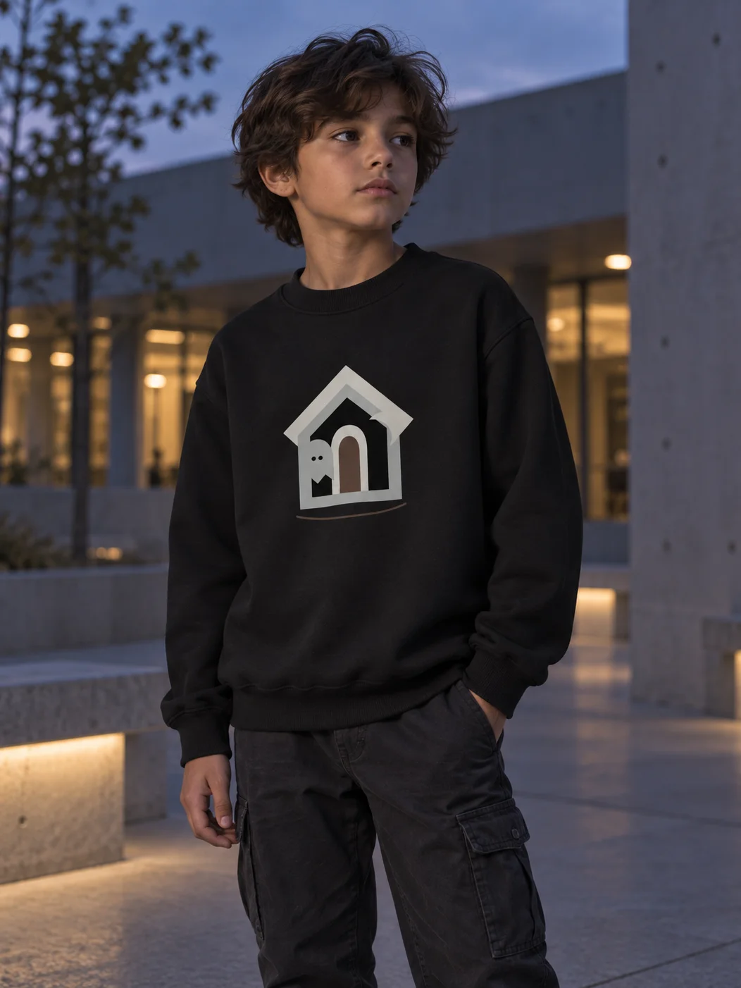 NIGHT SHELTER — Youth Crewneck product image (2)
