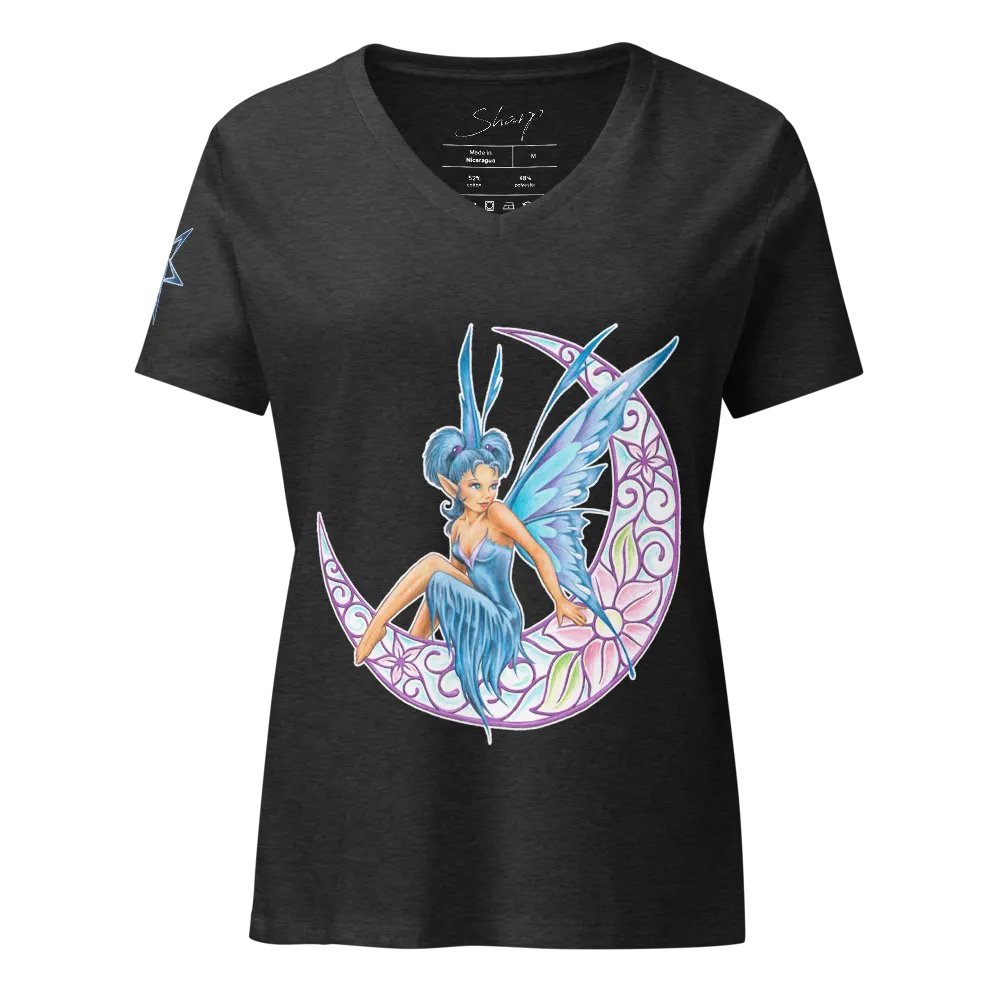 Moonflower Faery - SFA V-Neck Tee product image (1)