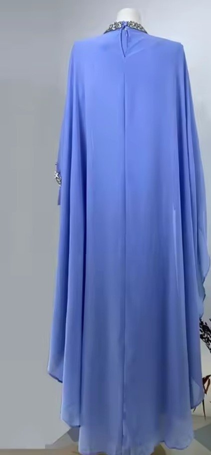 Women's Luxury Eid Abaya Kaftan Dress – Elegant Dubai Jalabiya Long Sleeve Maxi Robe for Ramadan, Wedding Party, Evening Gown & Islamic Modest Wear product image (4)